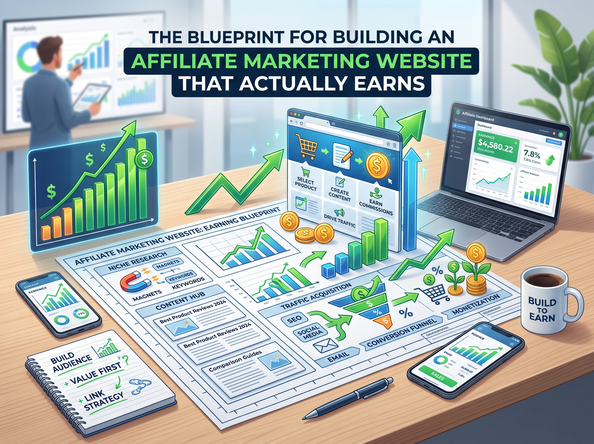 The Blueprint for Building an Affiliate Marketing Website That Actually Earns