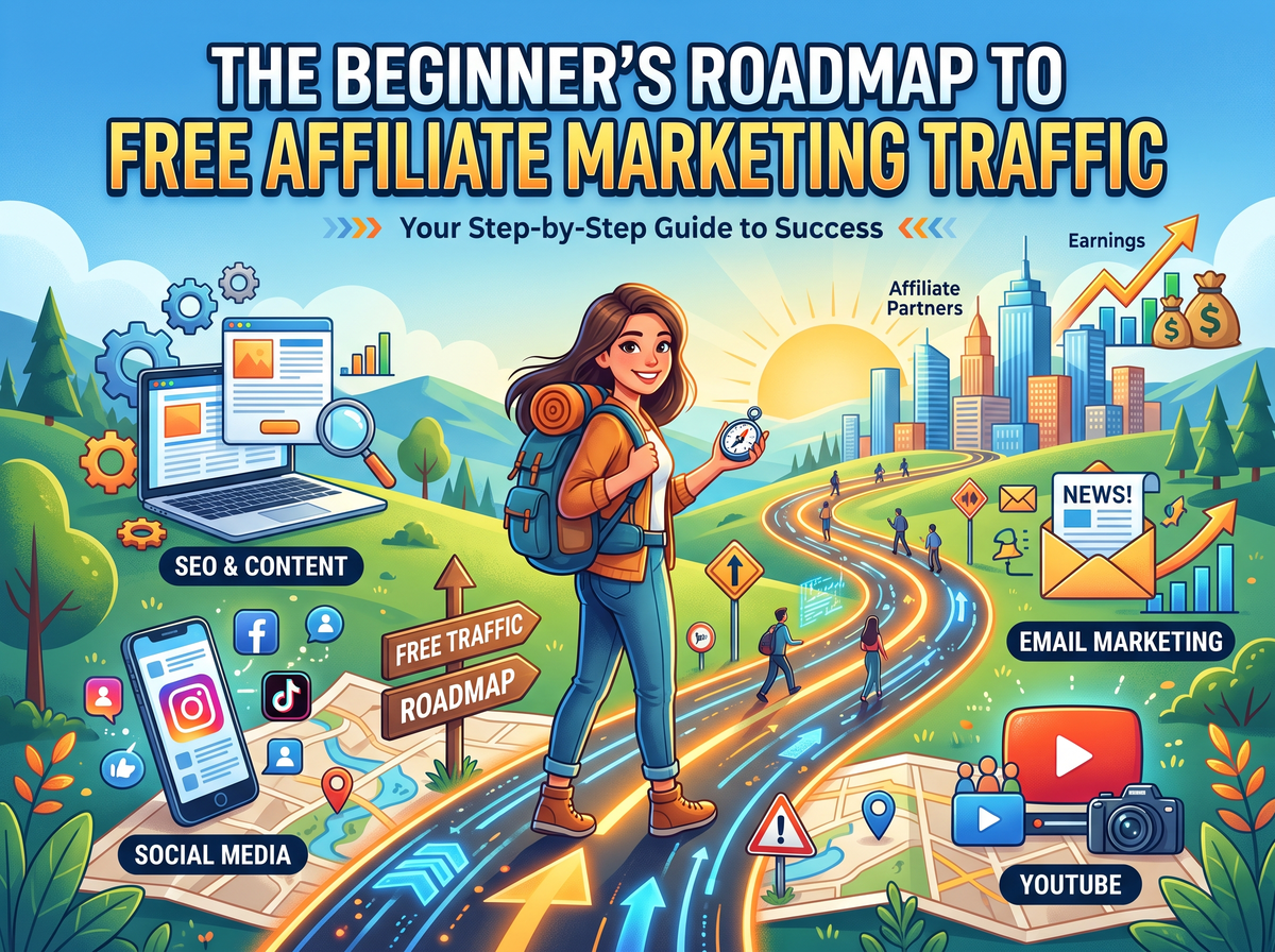 The Beginner's Roadmap to Free Affiliate Marketing Traffic
